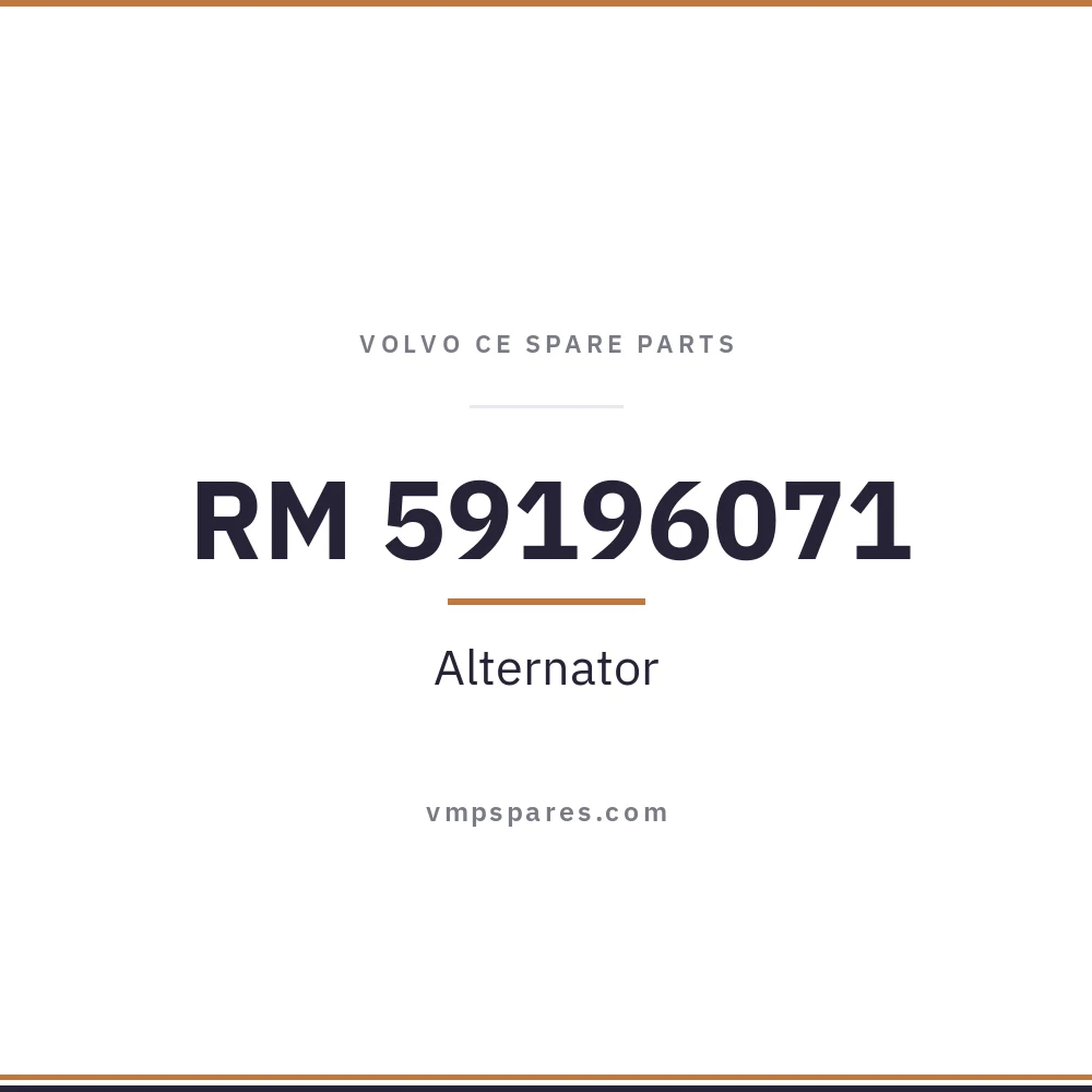 RM 59196071 – Alternator