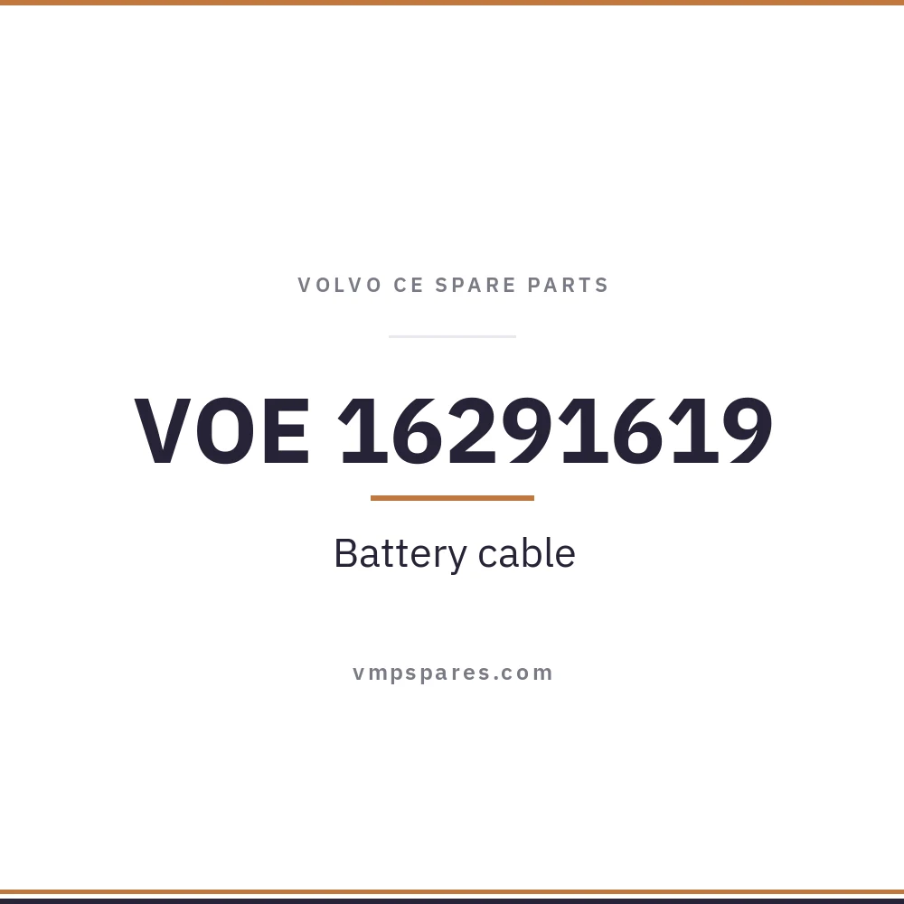 VOE 16291619 – Battery cable