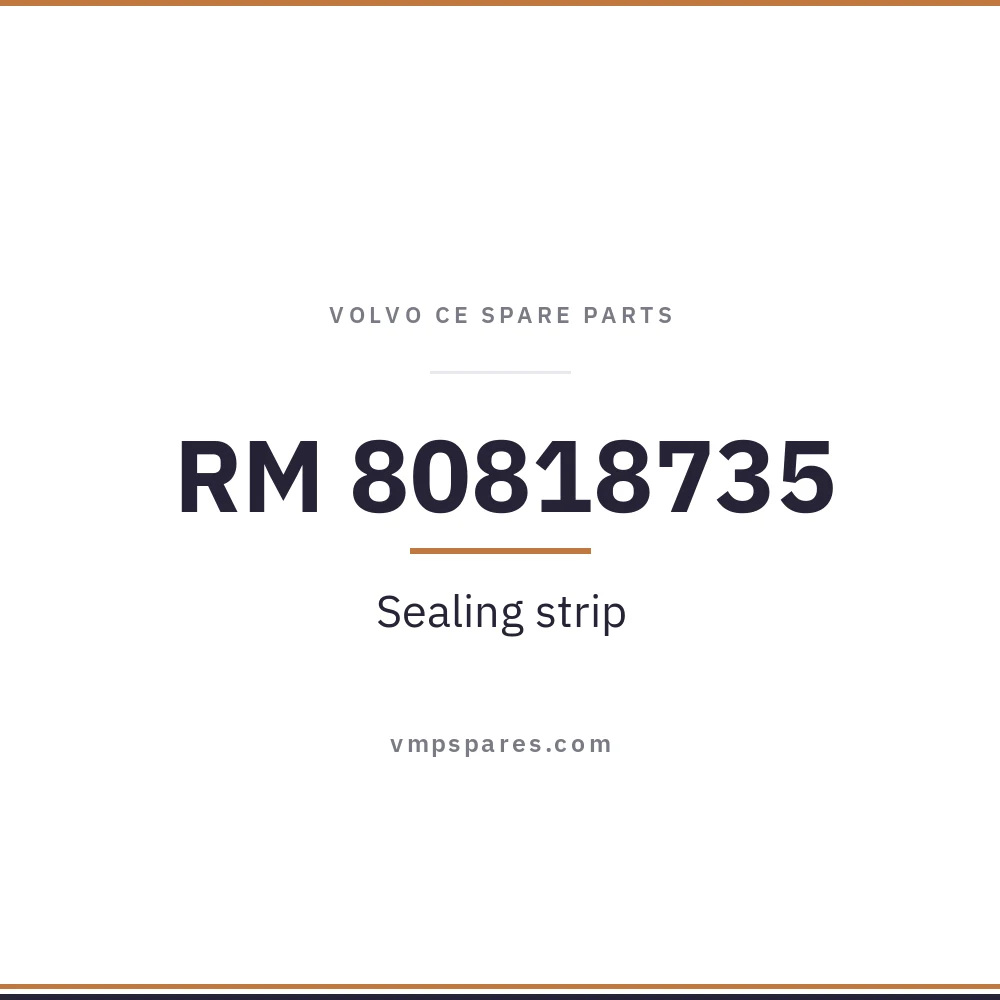 RM 80818735 – Sealing strip