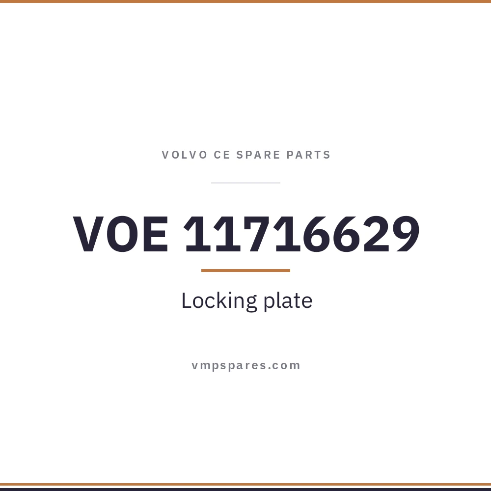 VOE 11716629 – Locking plate