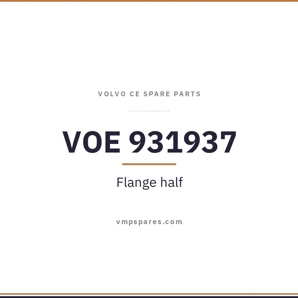 VOE 931937 – Flange half