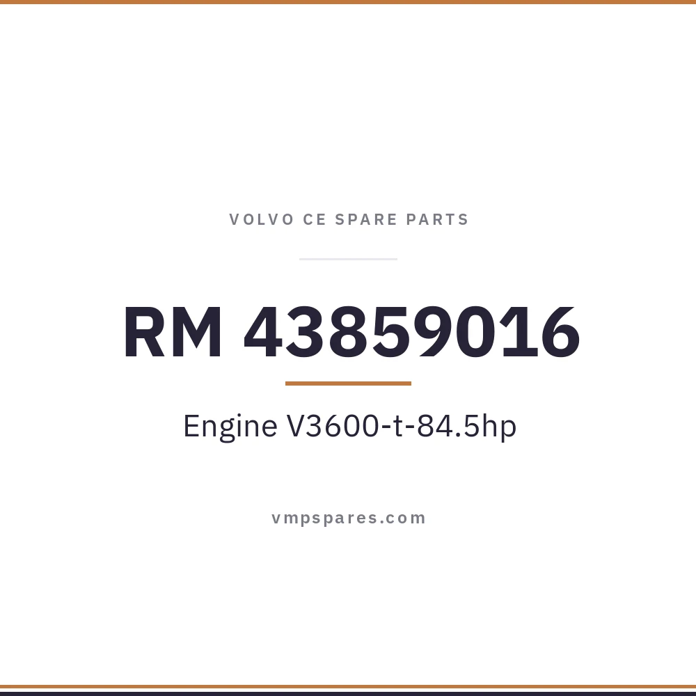RM 43859016 – Engine V3600-t-84.5hp