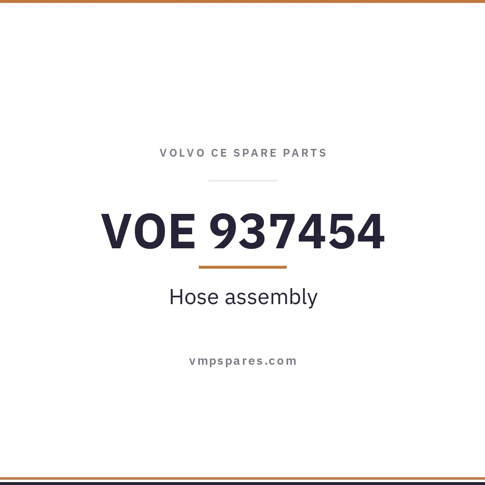VOE 937454 – Hose assembly