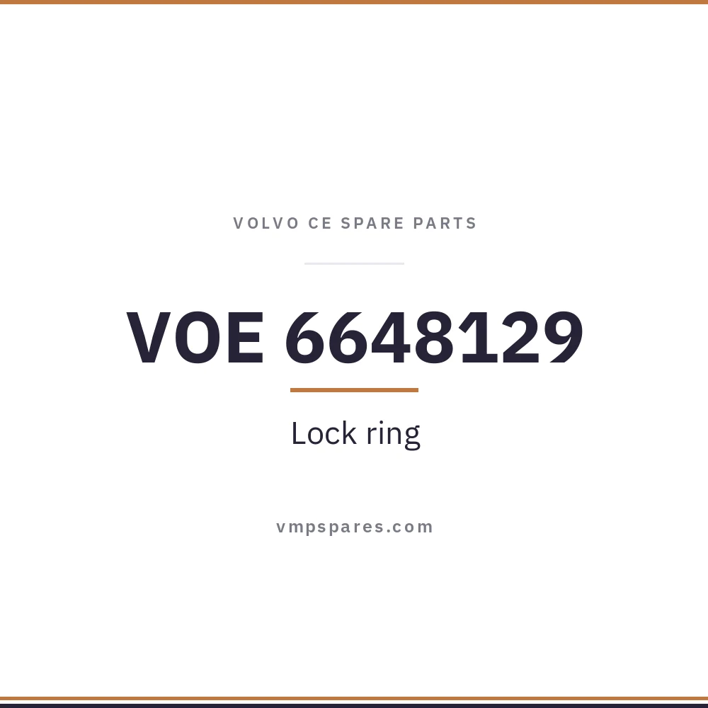 VOE 6648129 – Lock ring