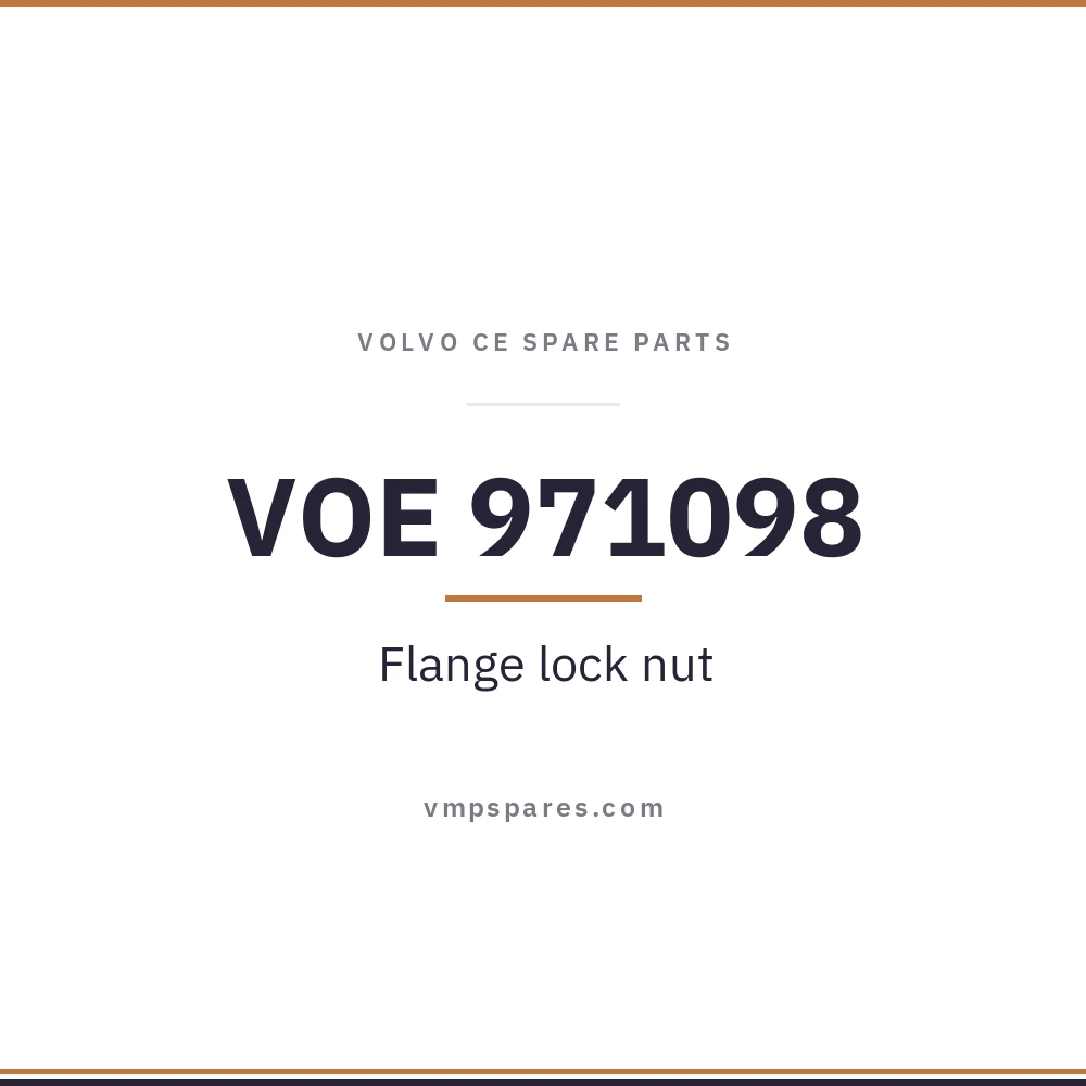 VOE 971098 – Flange lock nut