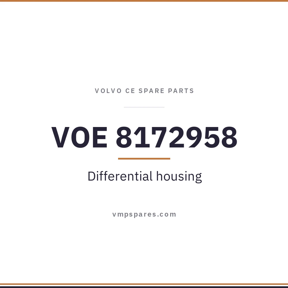 VOE 8172958 – Differential housing