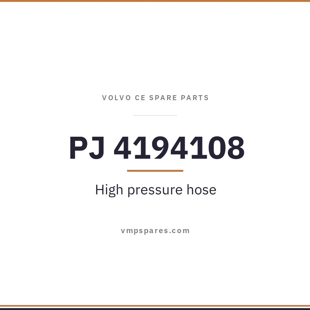 PJ 4194108 – High pressure hose