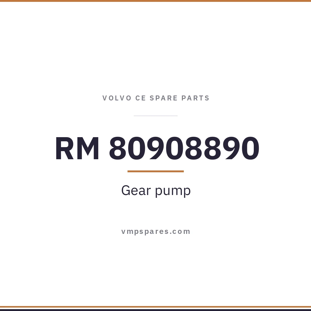 RM 80908890 – Gear pump