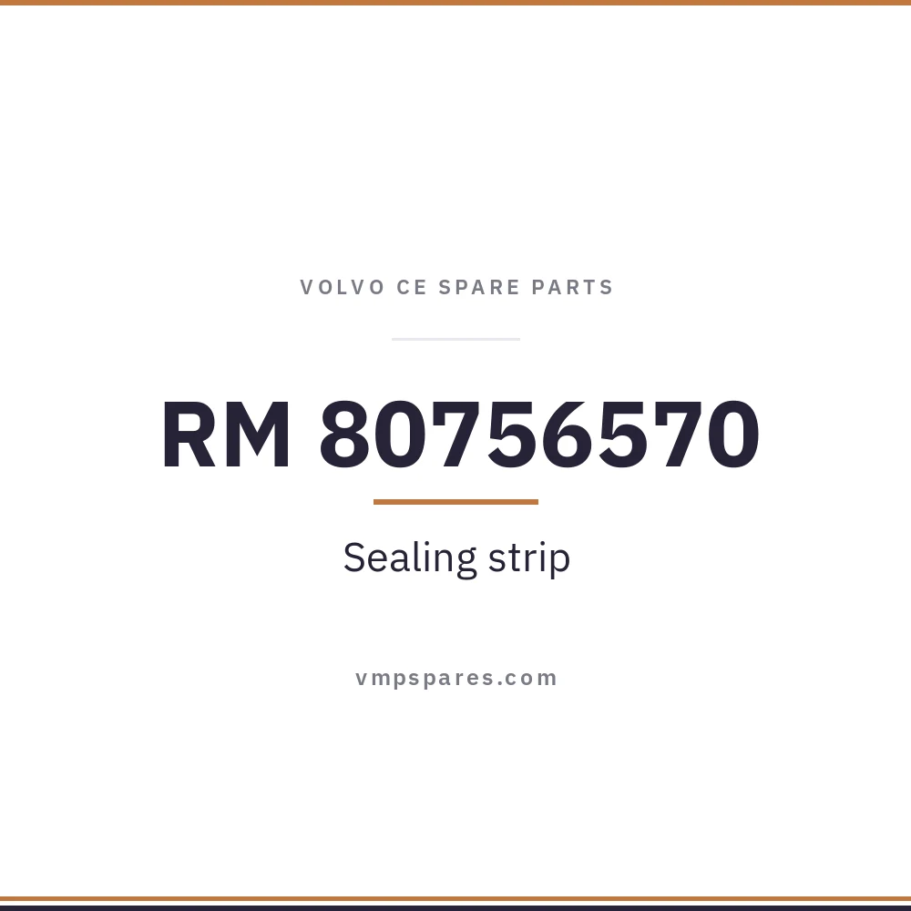 RM 80756570 – Sealing strip