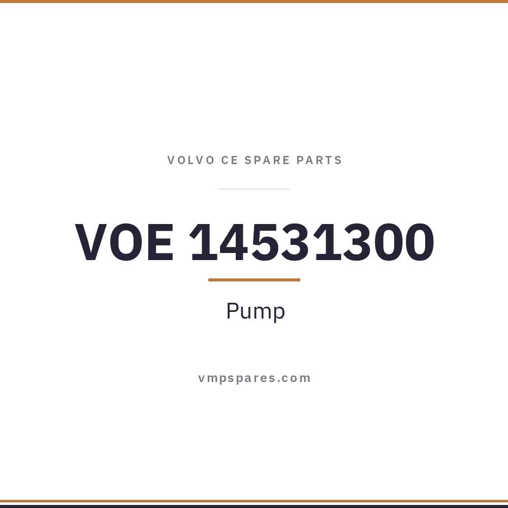 VOE 14531300 – Pump