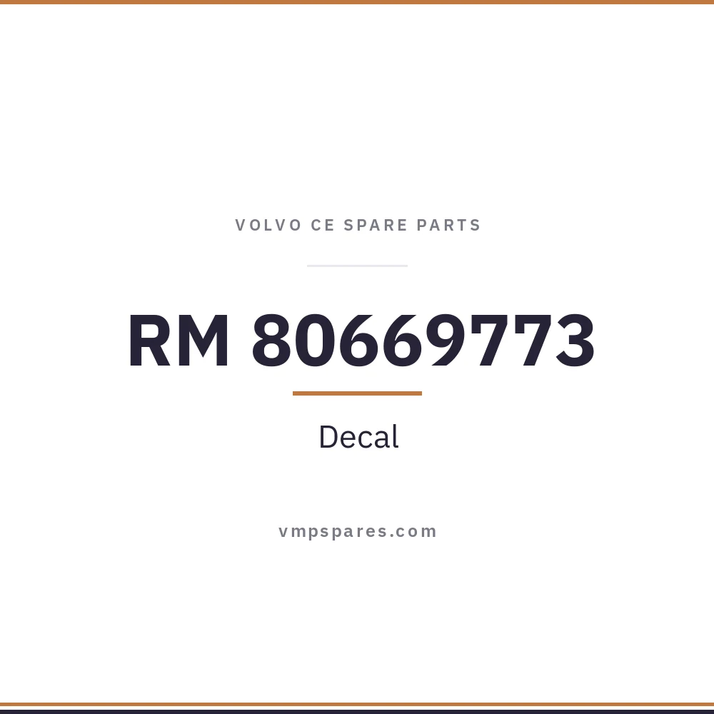 RM 80669773 – Decal