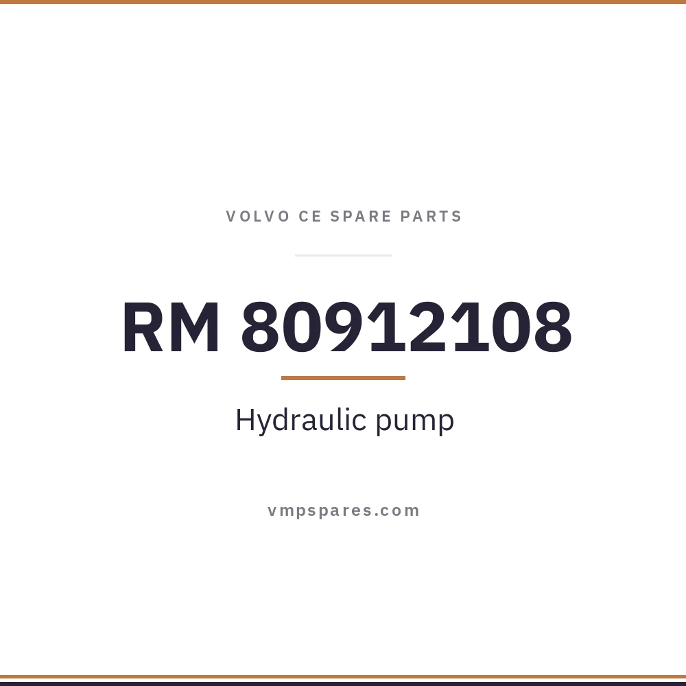 RM 80912108 – Hydraulic pump