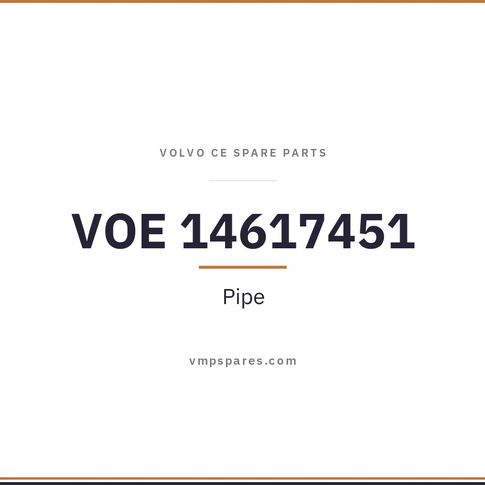 VOE 14617451 – Pipe