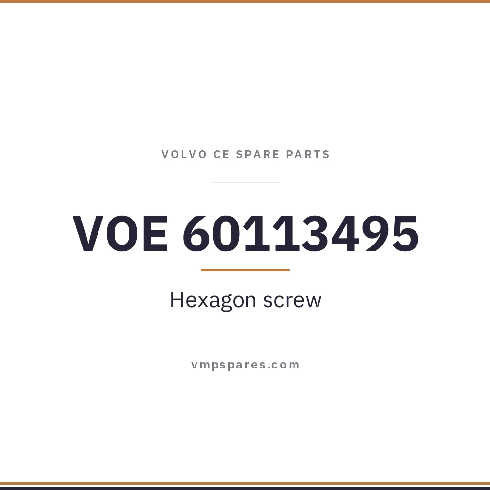 VOE 60113495 – Hexagon screw