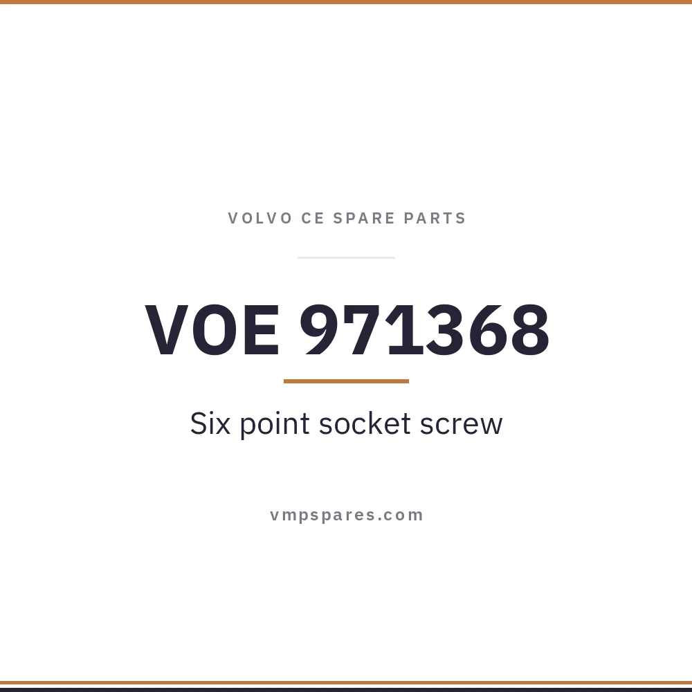 VOE 971368 – Six point socket screw