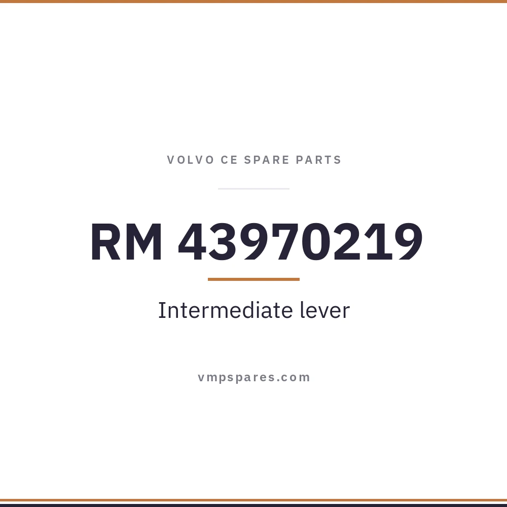 RM 43970219 – Intermediate lever