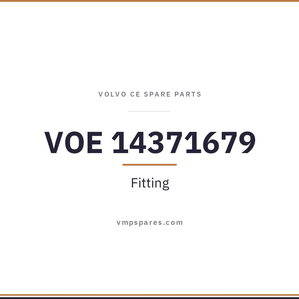 VOE 14371679 – Fitting