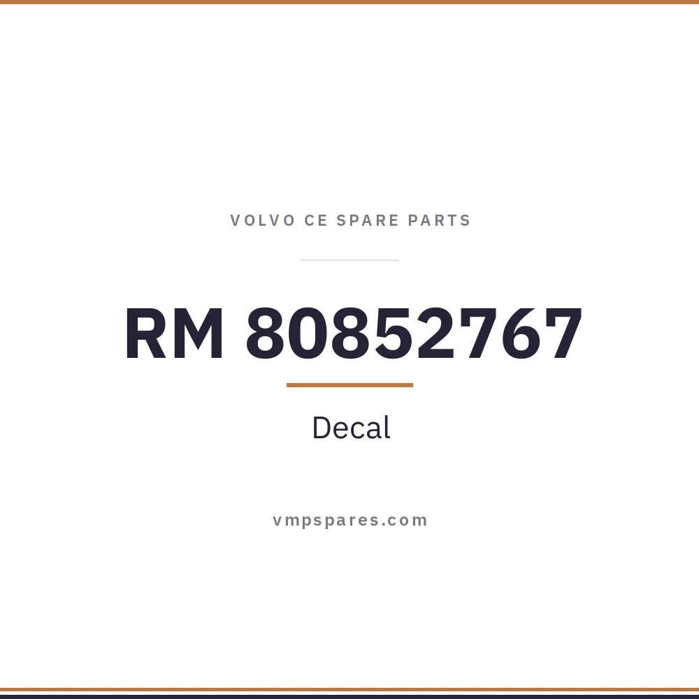 RM 80852767 – Decal