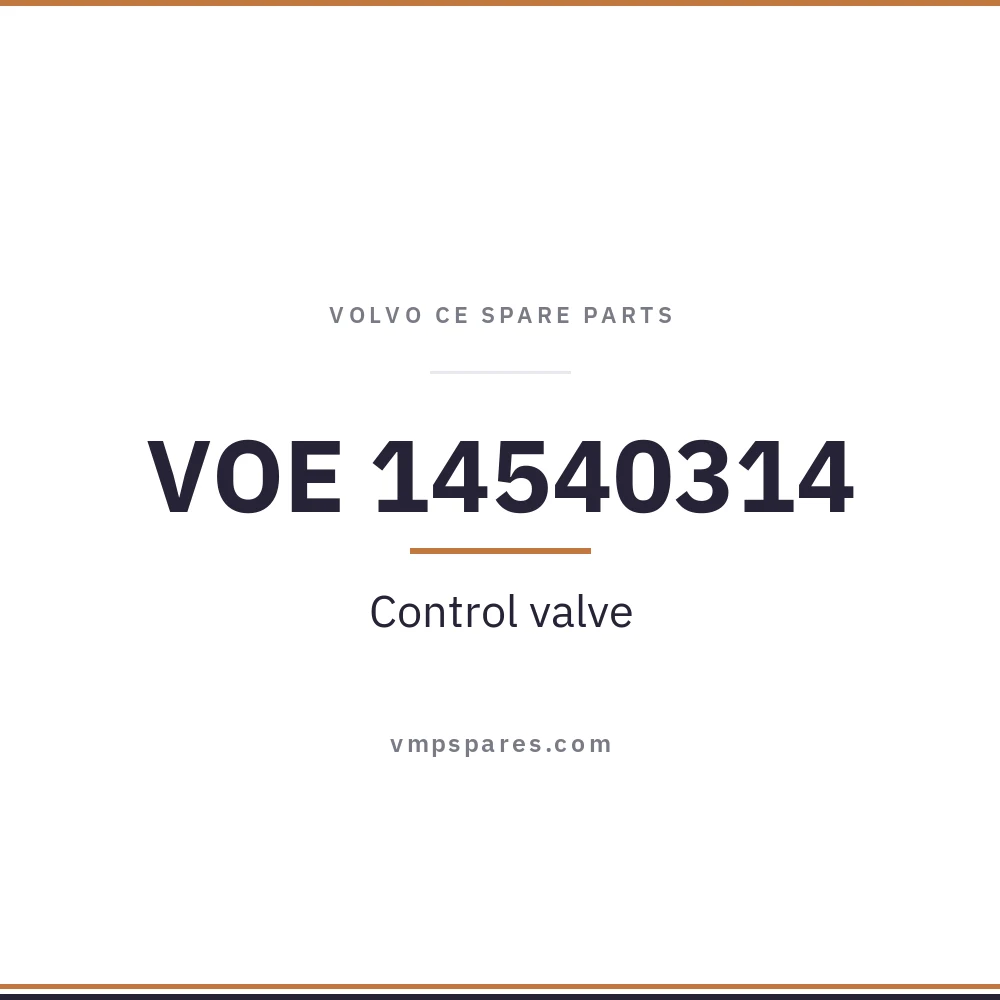 VOE 14540314 – Control valve