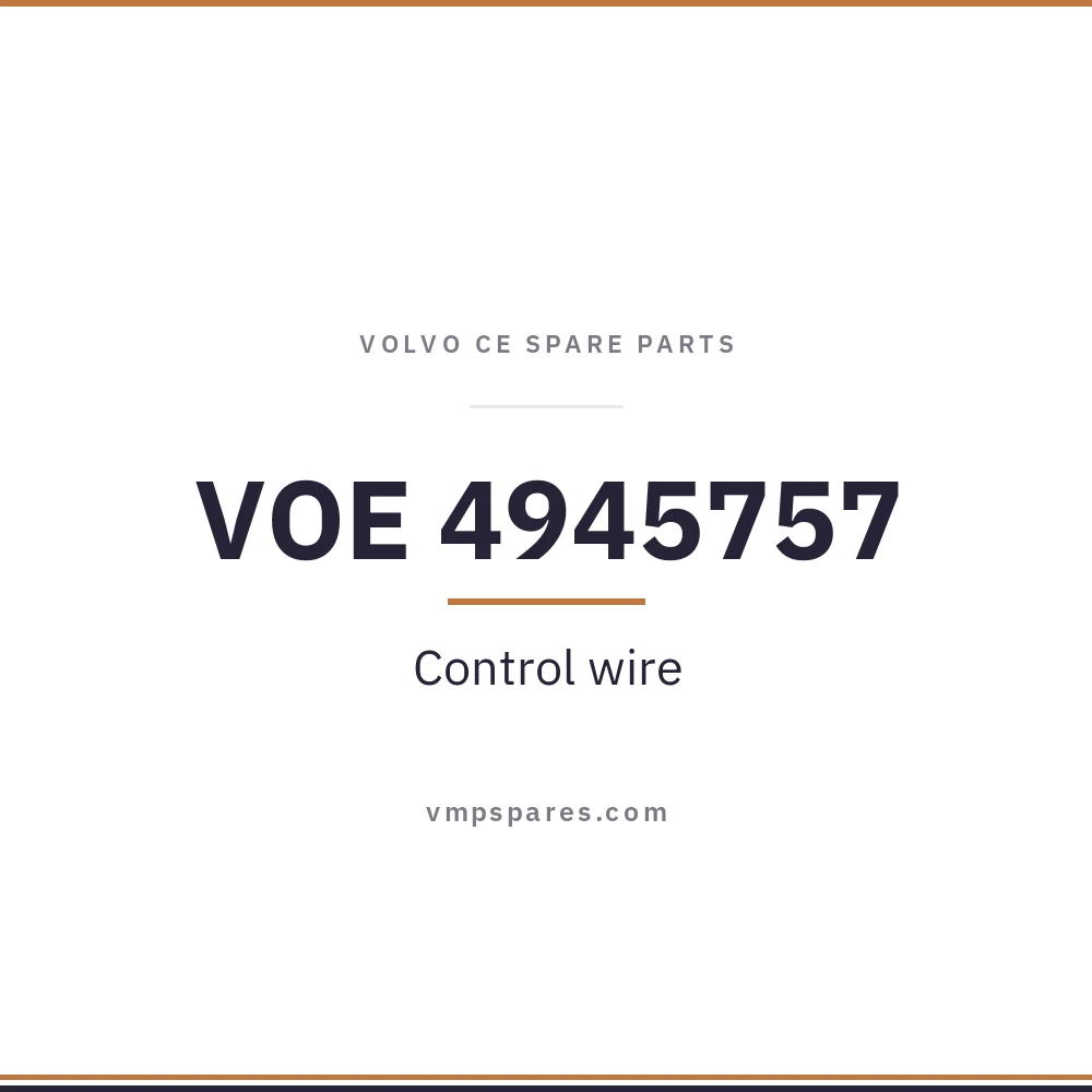 VOE 4945757 – Control wire