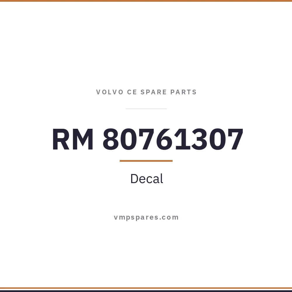 RM 80761307 – Decal