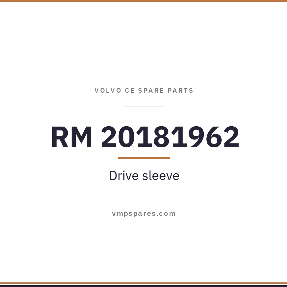 RM 20181962 – Drive sleeve