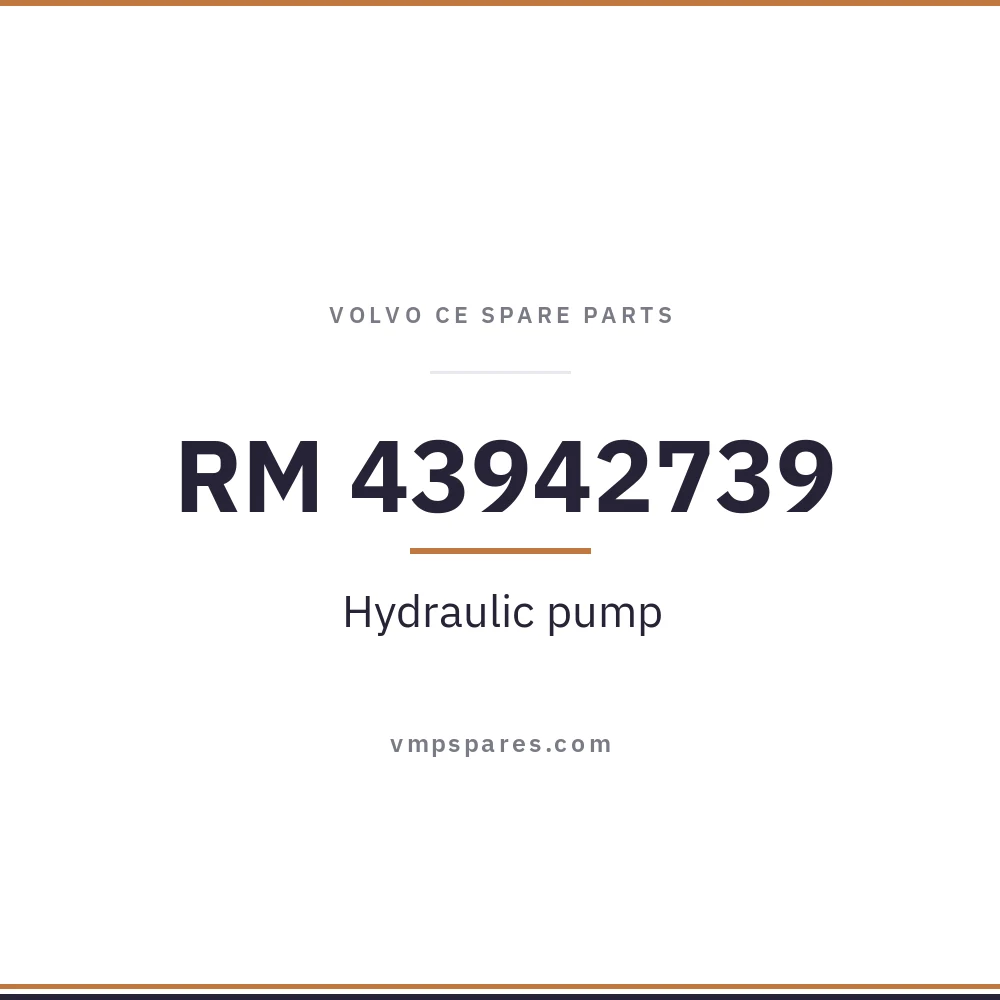 RM 43942739 – Hydraulic pump