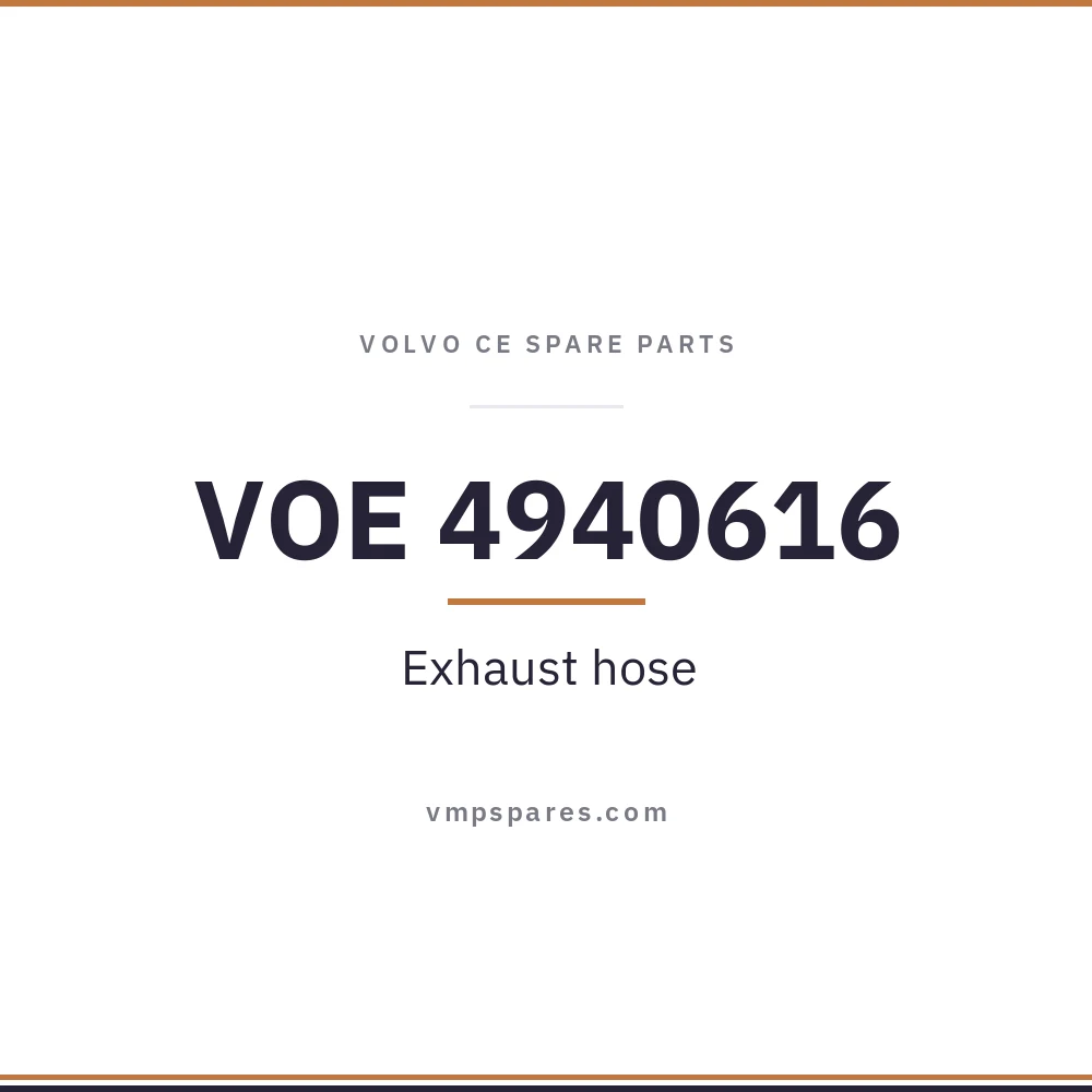 VOE 4940616 – Exhaust hose