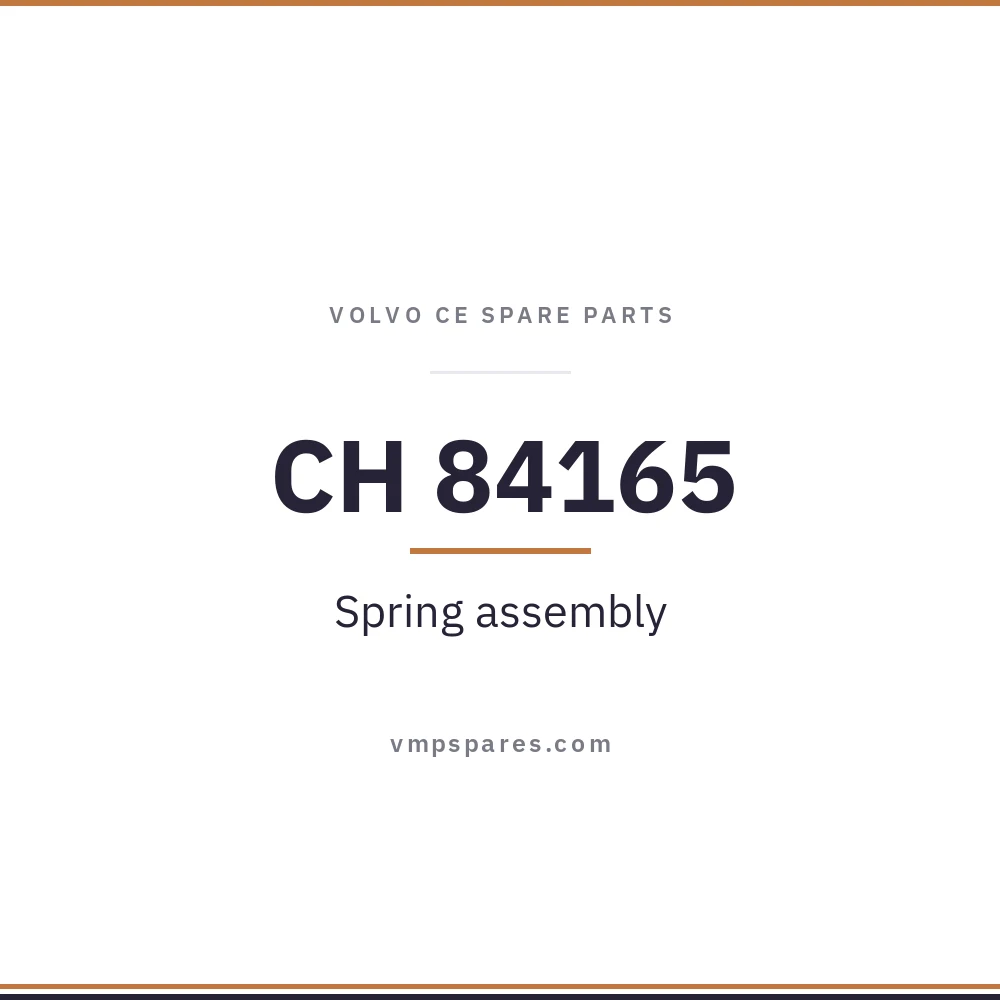 CH 84165 – Spring assembly