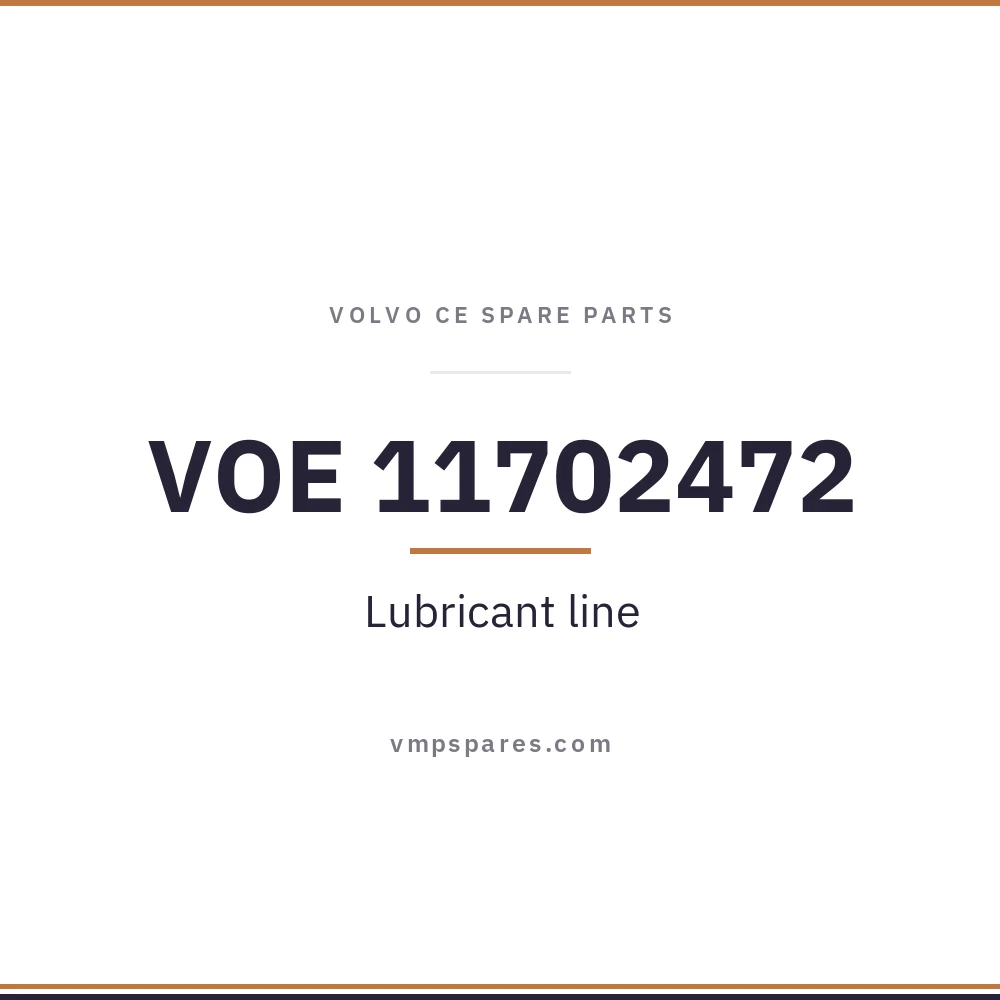 VOE 11702472 – Lubricant line