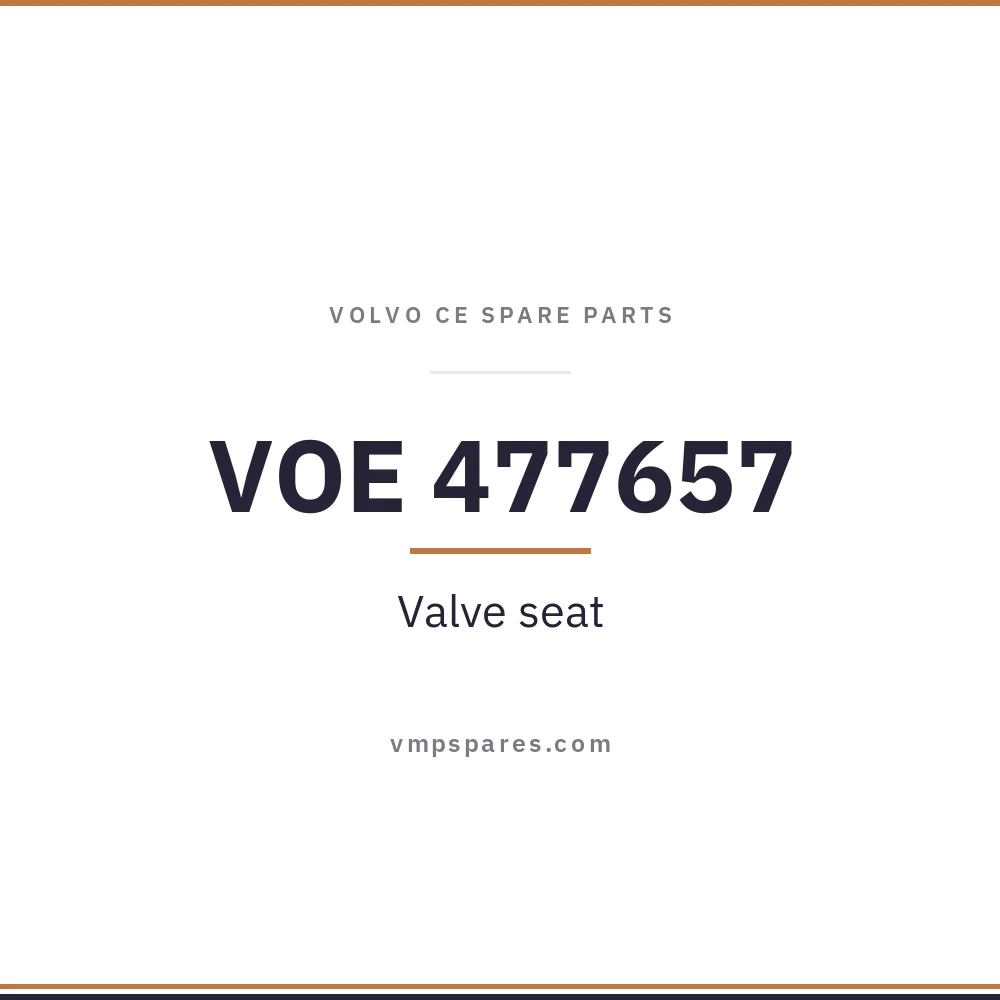 VOE 477657 – Valve seat