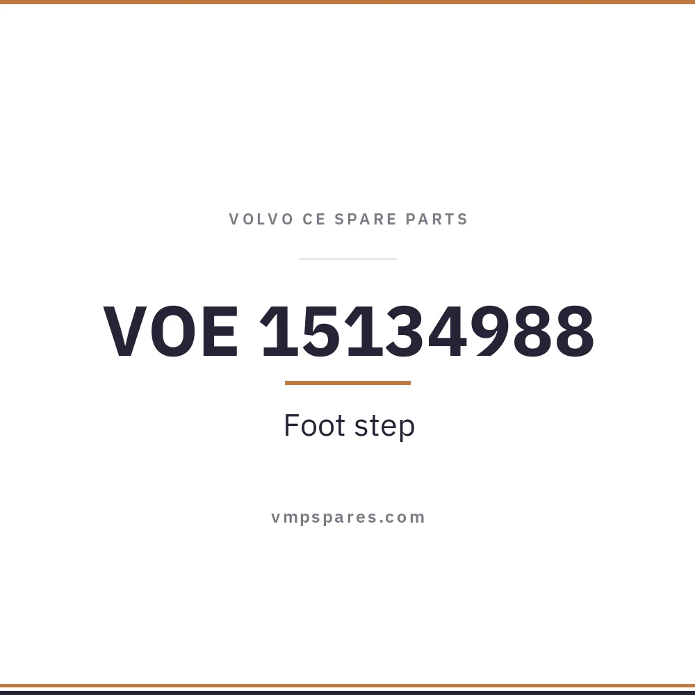 VOE 15134988 – Foot step