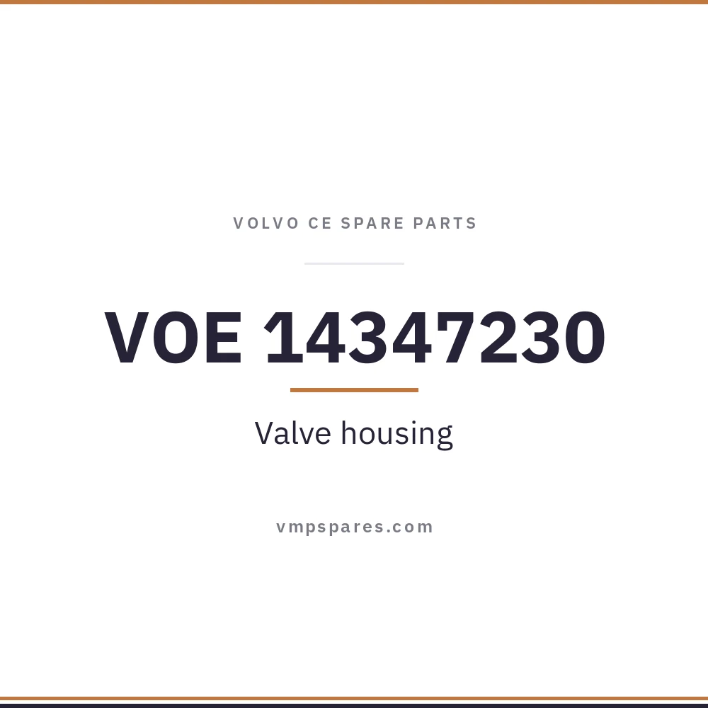 VOE 14347230 – Valve housing