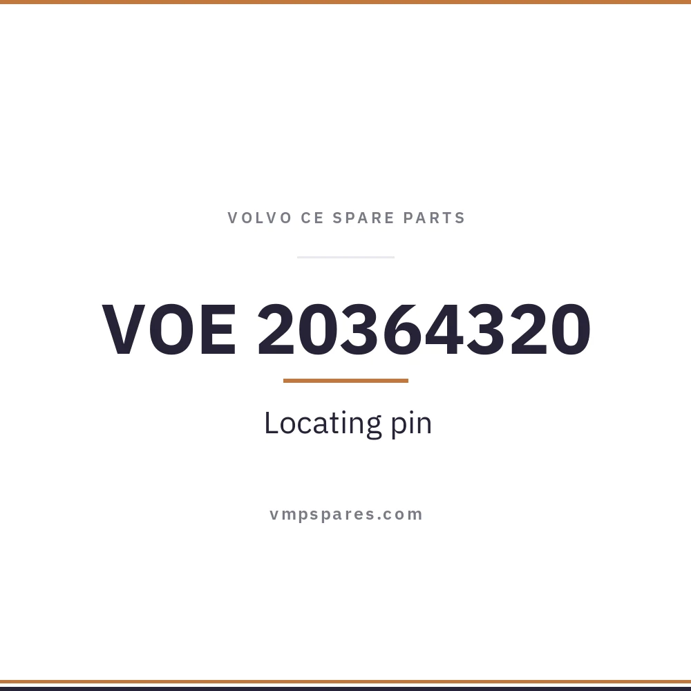 VOE 20364320 – Locating pin