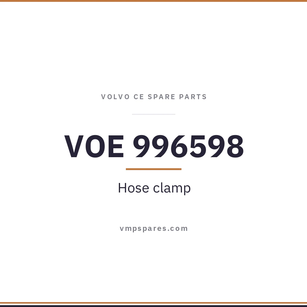 VOE 996598 – Hose clamp
