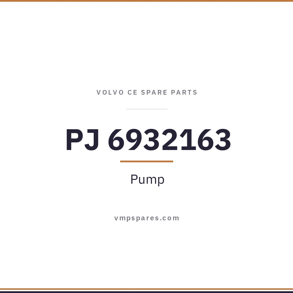 PJ 6932163 – Pump