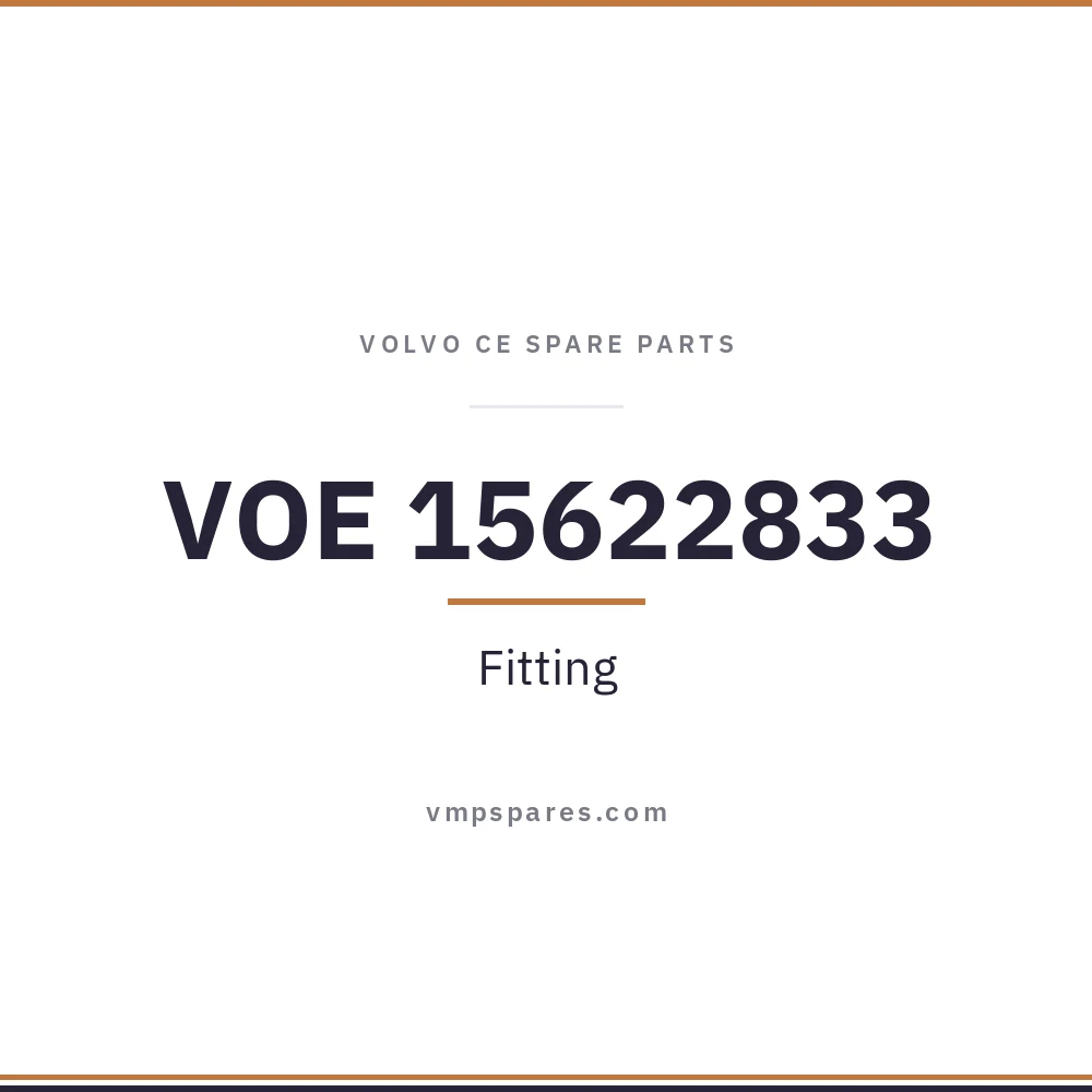 VOE 15622833 – Fitting