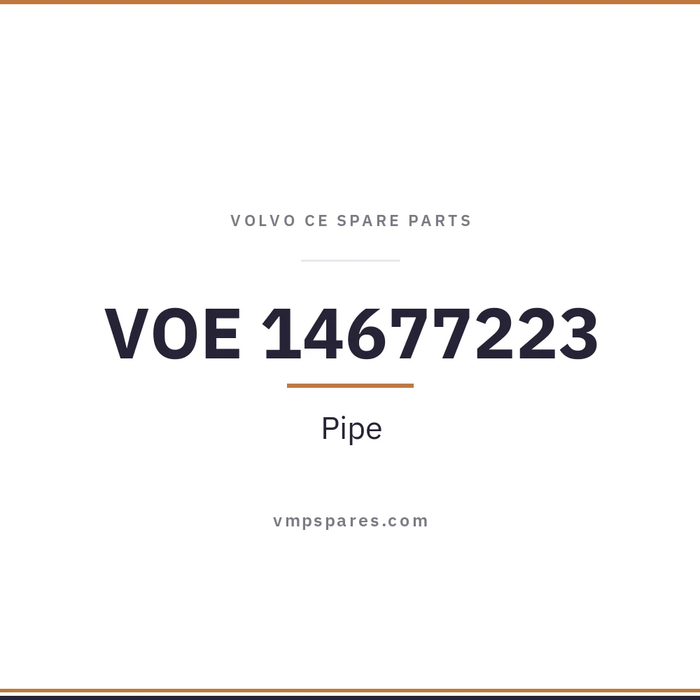 VOE 14677223 – Pipe