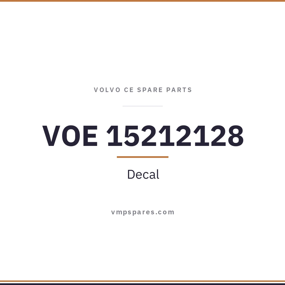 VOE 15212128 – Decal