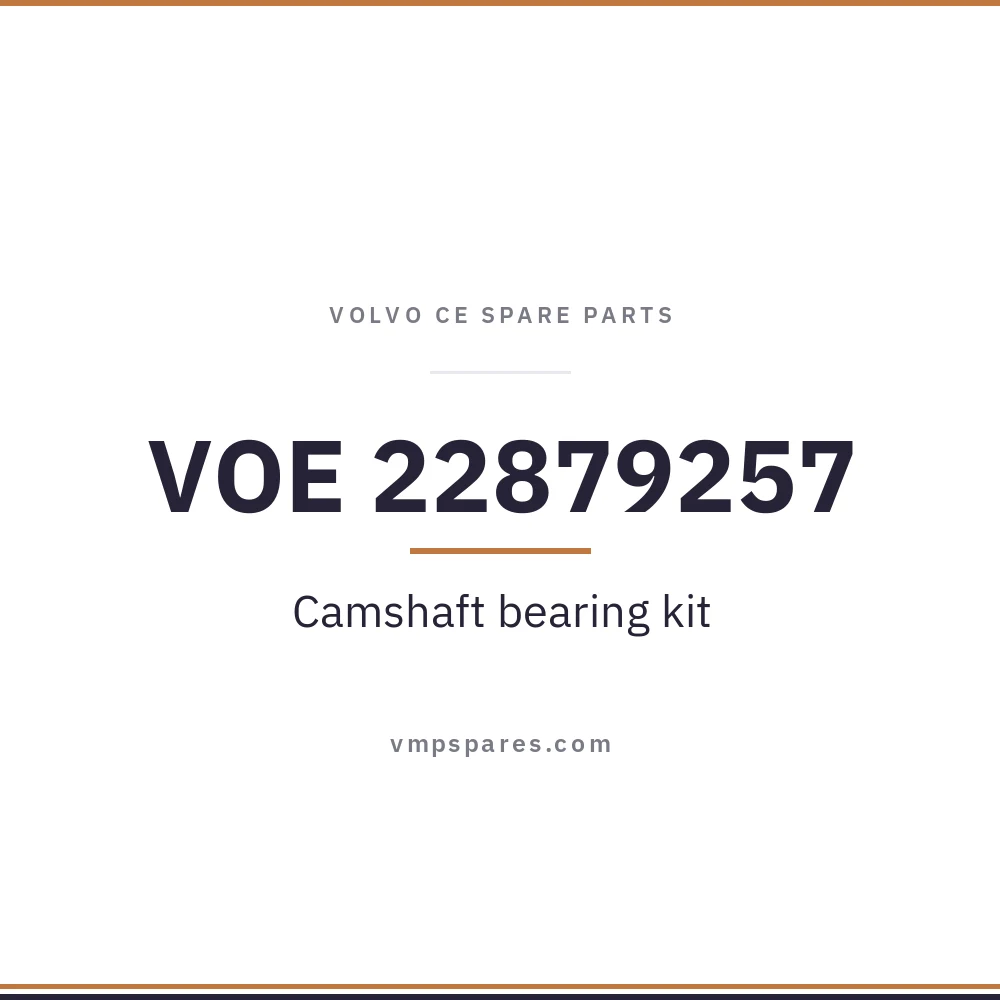 VOE 22879257 – Camshaft bearing kit
