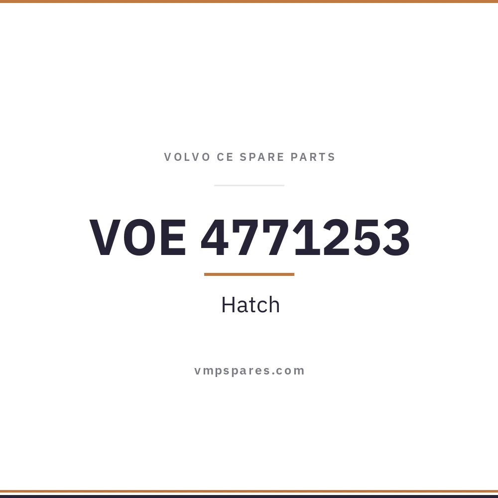 VOE 4771253 – Hatch