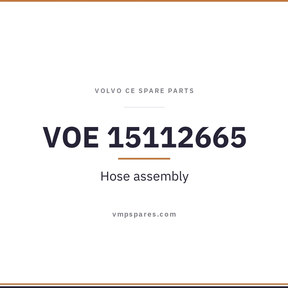 VOE 15112665 – Hose assembly