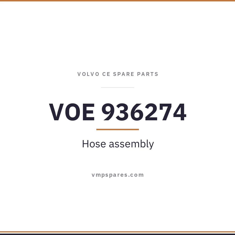 VOE 936274 – Hose assembly