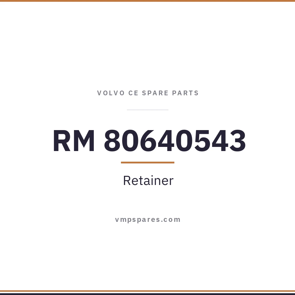 RM 80640543 – Retainer