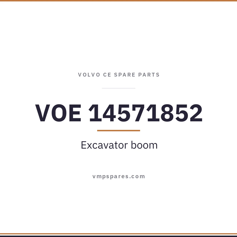 VOE 14571852 – Excavator boom