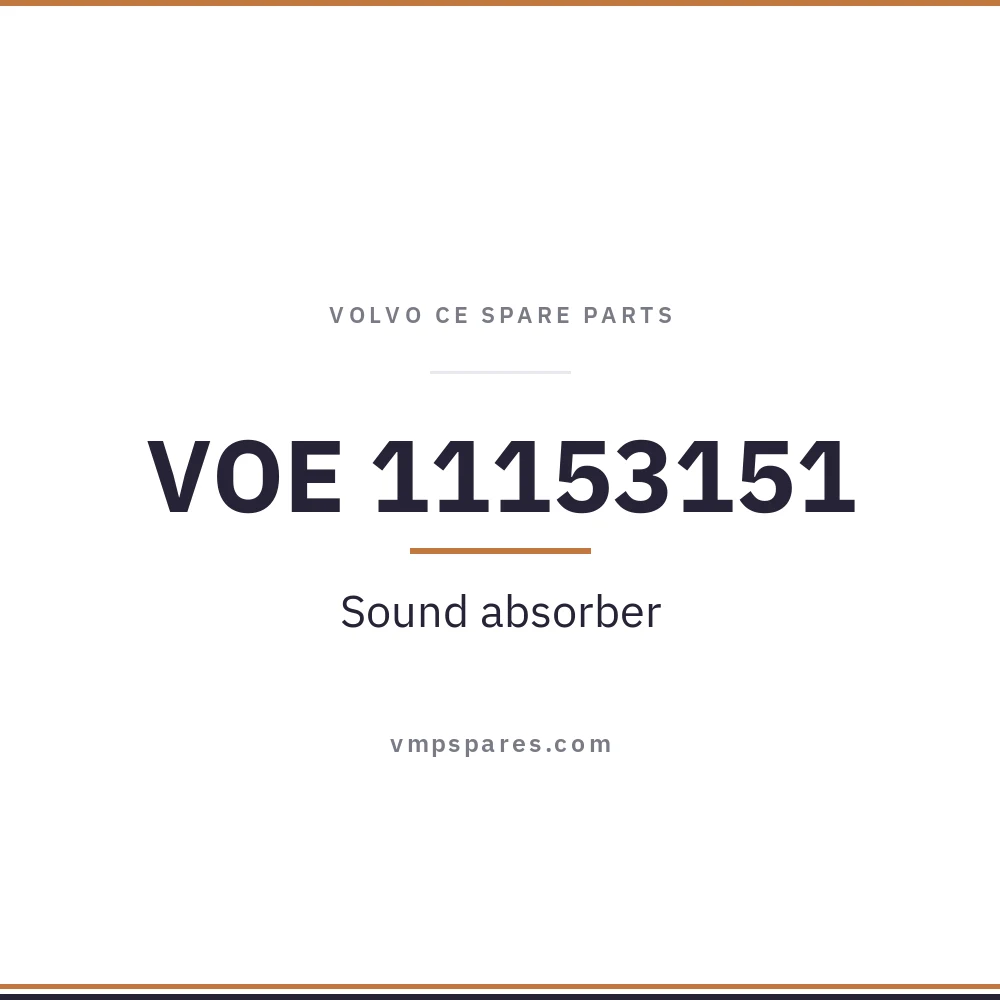 VOE 11153151 – Sound absorber
