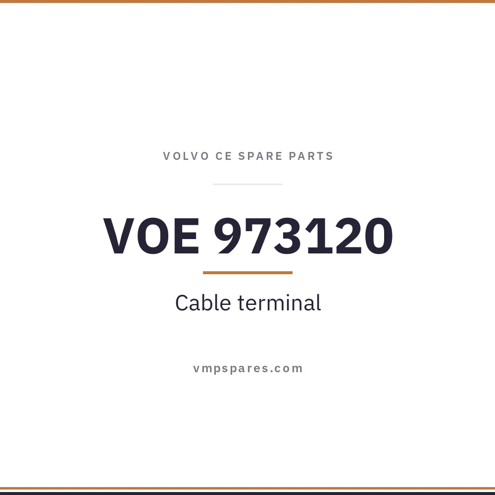 VOE 973120 – Cable terminal