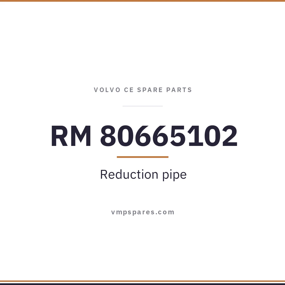 RM 80665102 – Reduction pipe