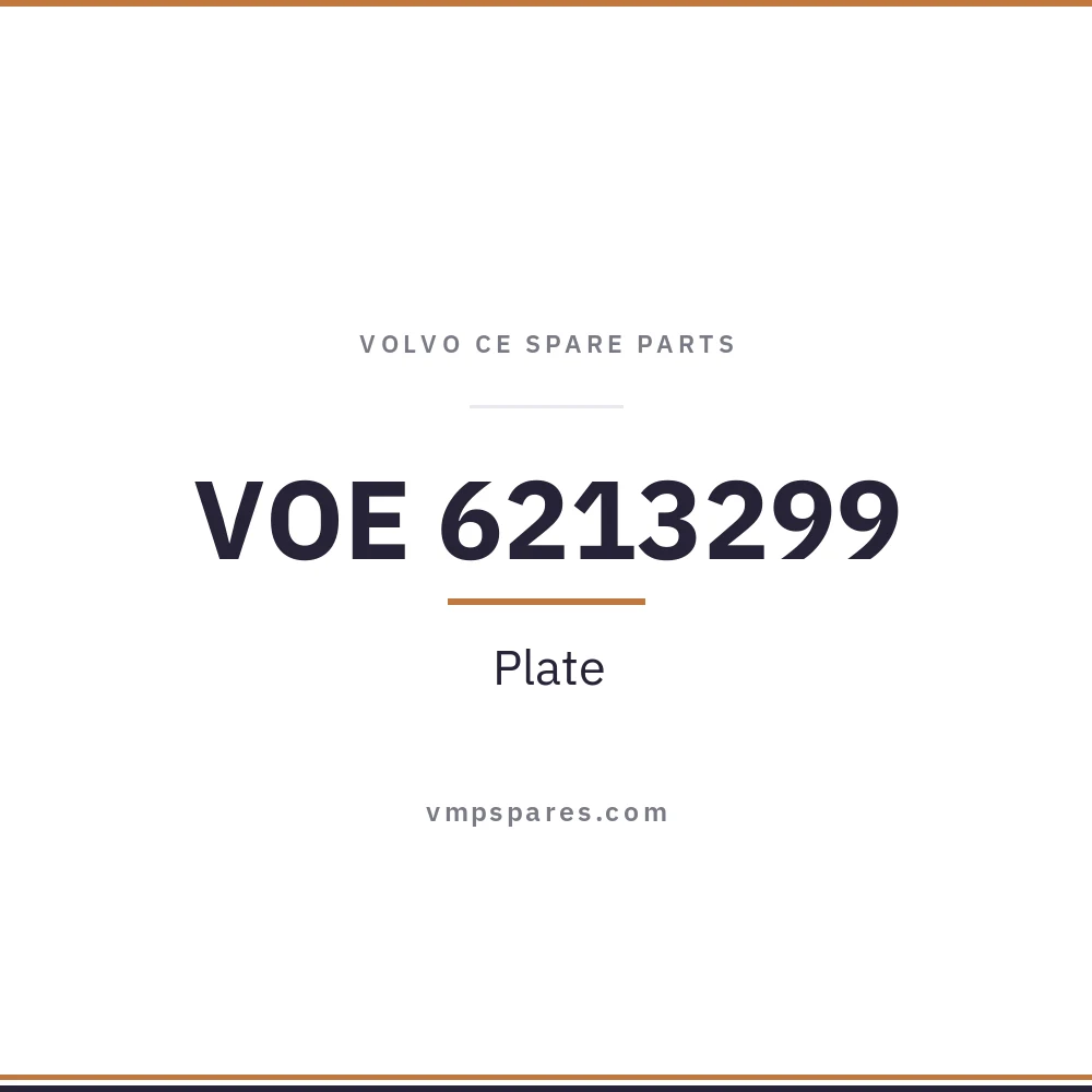 VOE 6213299 – Plate