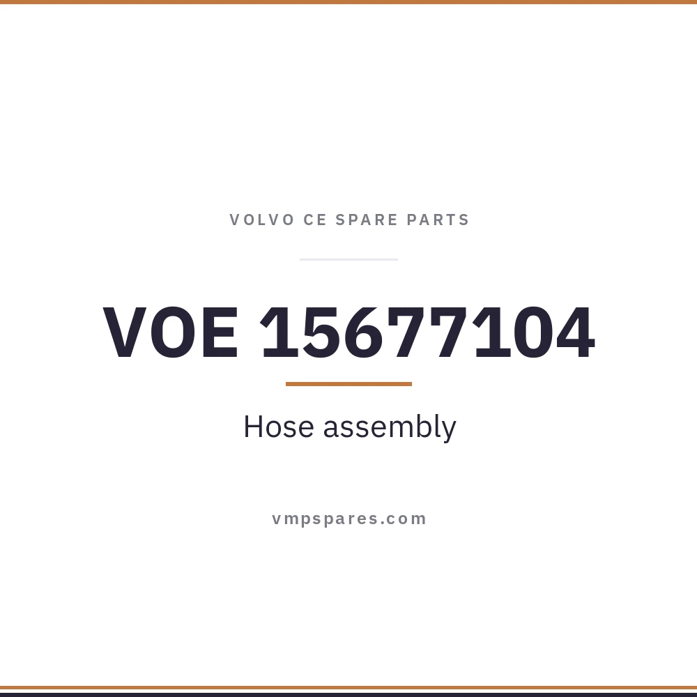 VOE 15677104 – Hose assembly